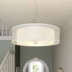 Текстильный подвесной светильник Pikka со светодиодными лампочками E27 цена и информация | Люстры | pigu.lt