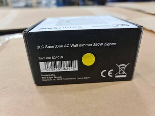Настенный регулятор переменного тока SLC SmartOne 300 Вт Zigbee цена и информация | Выключатели, розетки | pigu.lt