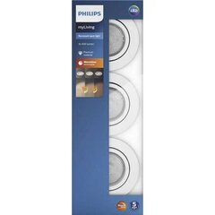 Philips 5020331P0, набор из 3 шт. цена и информация | Монтируемые светильники, светодиодные панели | pigu.lt