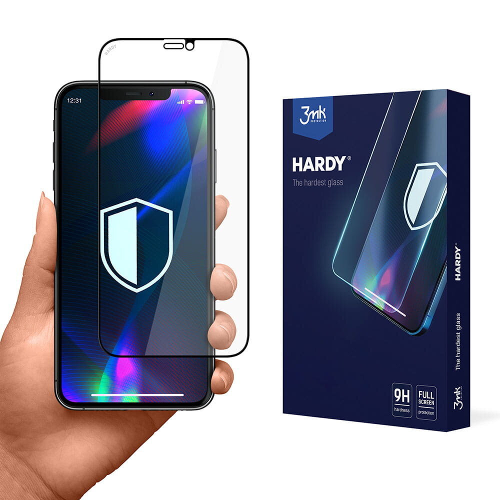 Apsauginė plėvelė 3mk tempered glass Hardy, skirta iPhone 12 Pro Max цена и информация | Apsauginės plėvelės telefonams | pigu.lt