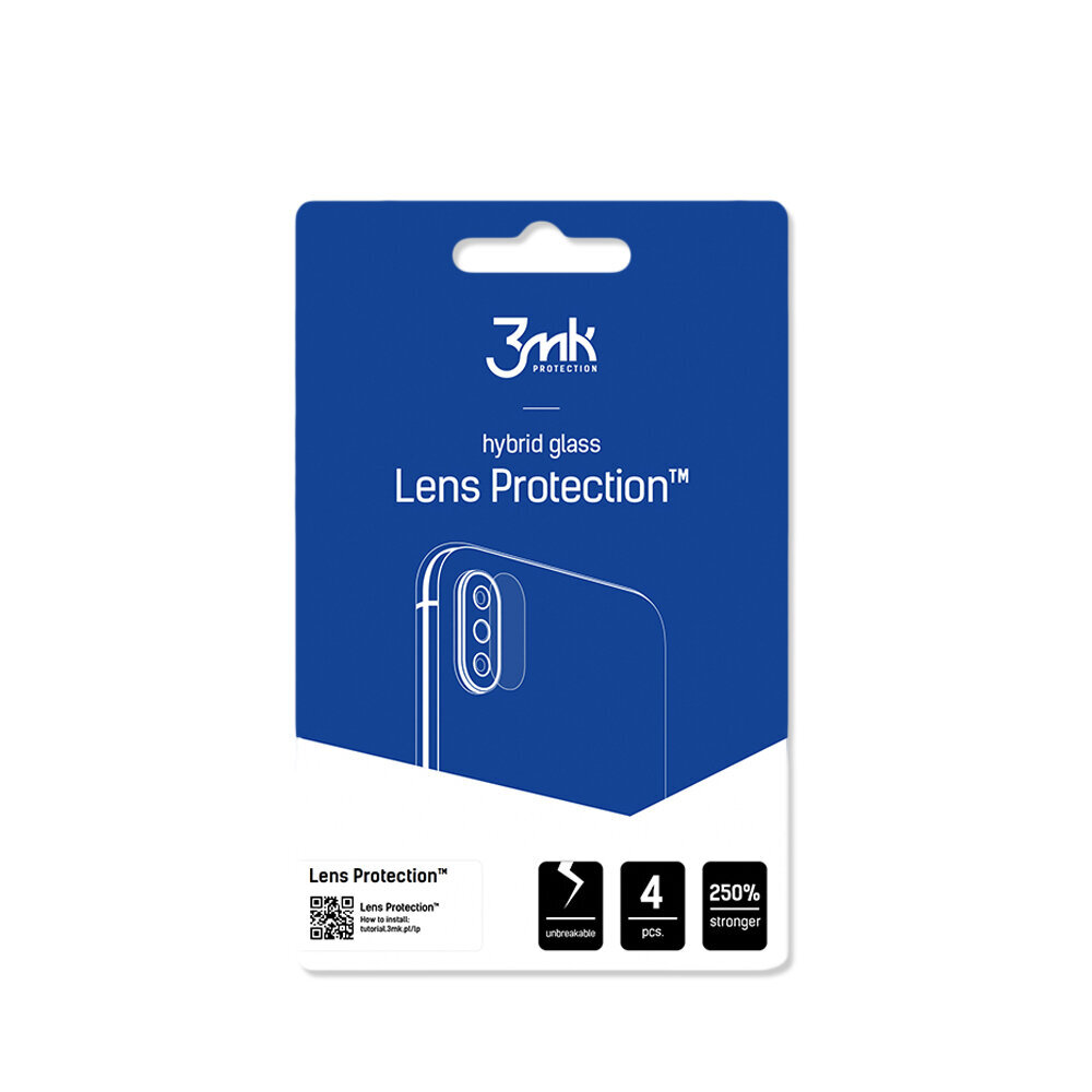 Apsauginis stiklas 3mk hybrid glass Lens Protection for camera, skirtas Google Pixel 7 Pro цена и информация | Apsauginės plėvelės telefonams | pigu.lt