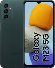 Samsung M23 Dual SIM 4/128 GB Green kaina ir informacija | Mobilieji telefonai | pigu.lt