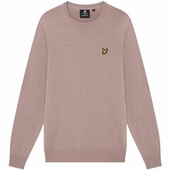 Толстовка без капюшона мужская Lyle & Scott V1-Crew Лососевый цена и информация | Мужские толстовки | pigu.lt