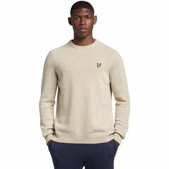 Толстовка без капюшона мужская Lyle & Scott V1-Crew Бежевый цена и информация | Мужской джемпер | pigu.lt