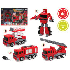 Transformeriai su garsu, raudoni, 3 vnt. kaina ir informacija | Žaislai berniukams | pigu.lt