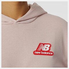 Džemperis su gobtuvu moterims New Balance Essentials Candy, rožinis kaina ir informacija | Džemperiai moterims | pigu.lt