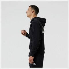 Толстовка с капюшоном мужская New Balance Essentials Fleece Чёрный цена и информация | Мужские толстовки | pigu.lt