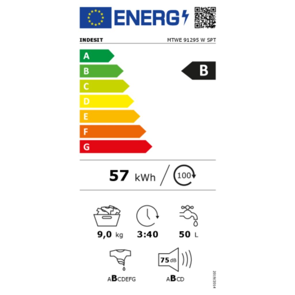 Indesit MTWE91295WSPT цена и информация | Skalbimo mašinos | pigu.lt