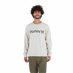 Толстовка без капюшона мужская Hurley One&Only Solid Теплый белый цена и информация | Мужские толстовки | pigu.lt