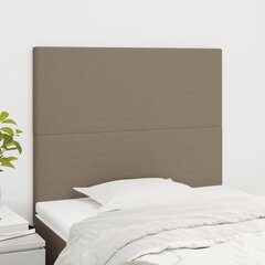 Galvūgalis, 2vnt., taupe spalvos, 80x5x78/88cm, audinys kaina ir informacija | Lovos | pigu.lt