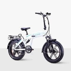 elektrinis dviratis Jobobike Eddy 250W 20'' Baltas kaina ir informacija | Elektriniai dviračiai | pigu.lt