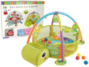 Коврик для игр - бассейн с шариками Черепаха цена и информация | Игрушки для малышей | pigu.lt