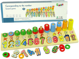 Обучающий пазл-сортировщик Числа цена и информация | Развивающие игрушки | pigu.lt