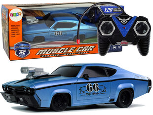 Радиоуправляемый спортивный автиомобиль Muscle Car 1:20, синий цена и информация | Игрушки для мальчиков | pigu.lt