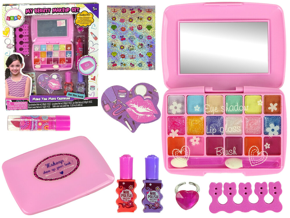 Grožio rinkinys mergaitėms, rožinis kaina ir informacija | Žaislai mergaitėms | pigu.lt