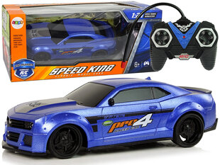 Спортивный автомобиль 1:24 с пультом дистанционного управления, синий цена и информация | Игрушки для мальчиков | pigu.lt
