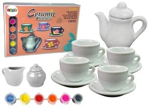 Žaislinis porcelianinis arbatos servizas dekoravimui kaina ir informacija | Žaislai mergaitėms | pigu.lt
