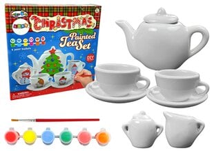 Žaislinis porcelianinis arbatos servizas šventiniam dekoravimui kaina ir informacija | Žaislai mergaitėms | pigu.lt