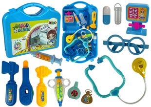 Daktaro rinkinys lagaminėlyje, mėlynas kaina ir informacija | Žaislai mergaitėms | pigu.lt