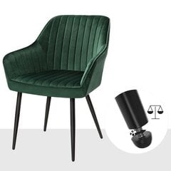 Valgomojo kėdė žalia SONGMICS kaina ir informacija | Virtuvės ir valgomojo kėdės | pigu.lt