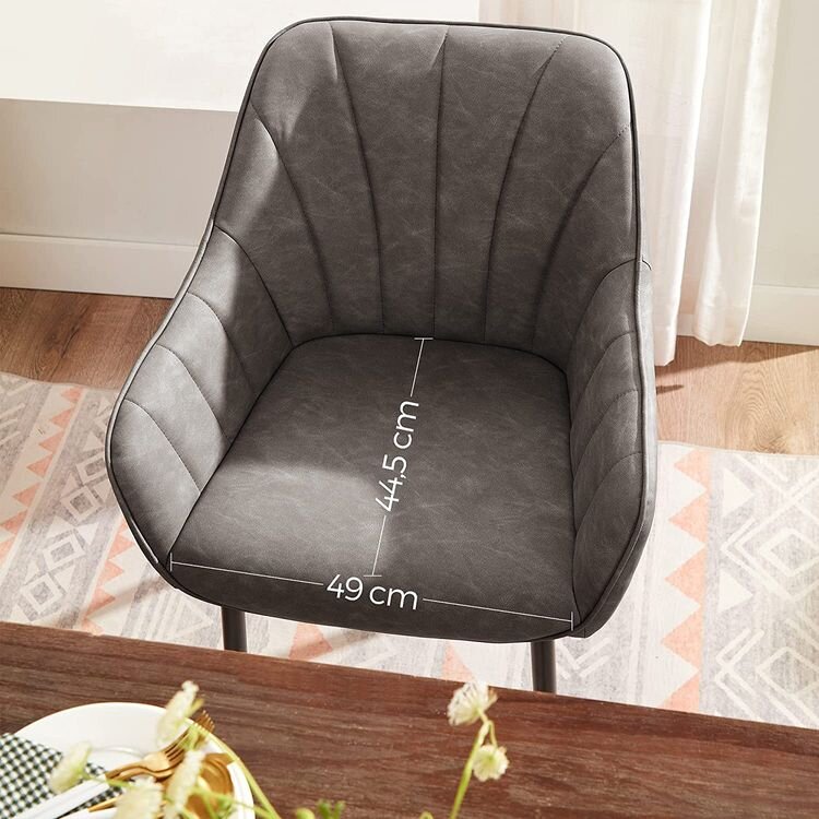 Valgomojo kėdė SONGMICS fotelis, valgomojo kėdė kaina ir informacija | Virtuvės ir valgomojo kėdės | pigu.lt