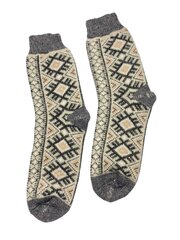Rankų darbo kojinės iš natūralios vilnos kaina ir informacija | Vyriškos kojinės | pigu.lt