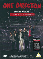 DVD ONE DIRECTION "Where We Are. Live From San Siro Stadium" kaina ir informacija | Vinilinės plokštelės, CD, DVD | pigu.lt