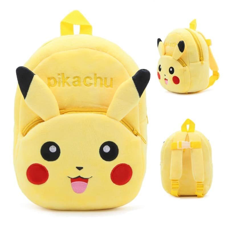 Pliušinė vaikiška kuprinukė Pokemonas Pikachu kaina ir informacija | Kuprinės mokyklai, sportiniai maišeliai | pigu.lt