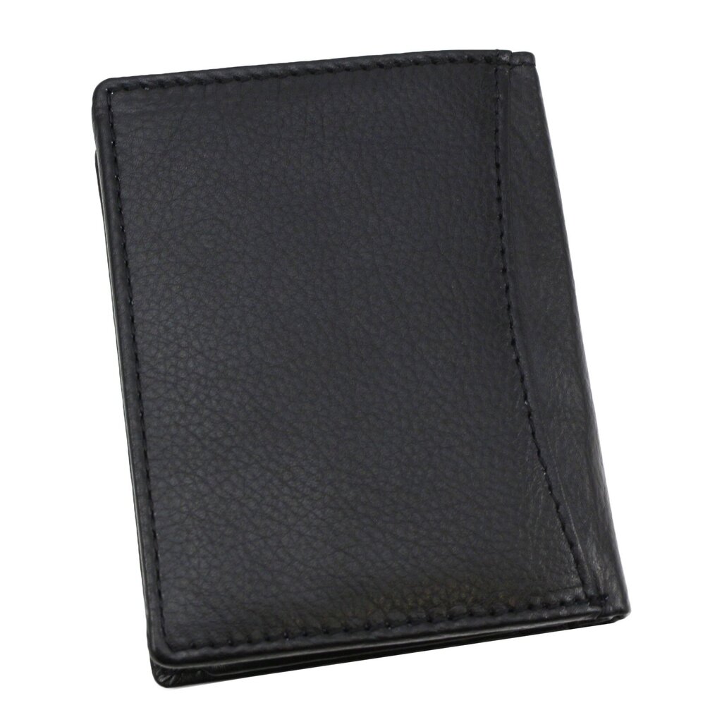 Kortelių dėkliukas Genuine Leather 2511BLACK kaina ir informacija | Vyriškos piniginės, kortelių dėklai | pigu.lt
