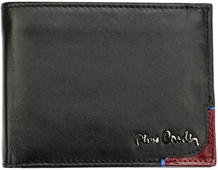 Бумажник Pierre Cardin Black TILAK75 88061/NERO/ROSSO цена и информация | Мужские кошельки | pigu.lt