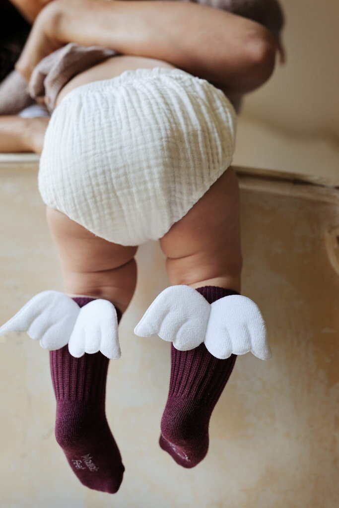 Ilgos kojinės mergaitėms Angel kaina ir informacija | Kojinės, pėdkelnės kūdikiams | pigu.lt