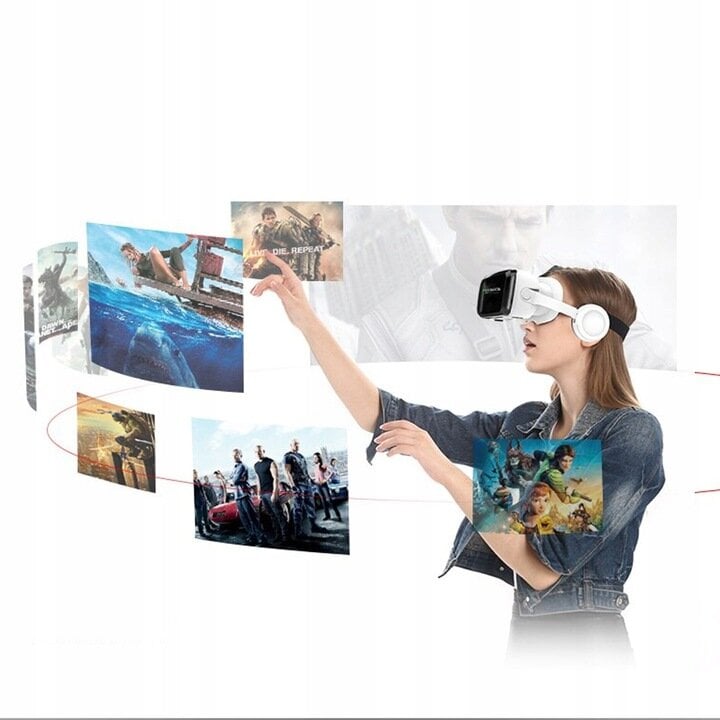 Shinecon 3D VR + BT nuotolinio valdymo pultas kaina ir informacija | Virtualios realybės akiniai | pigu.lt