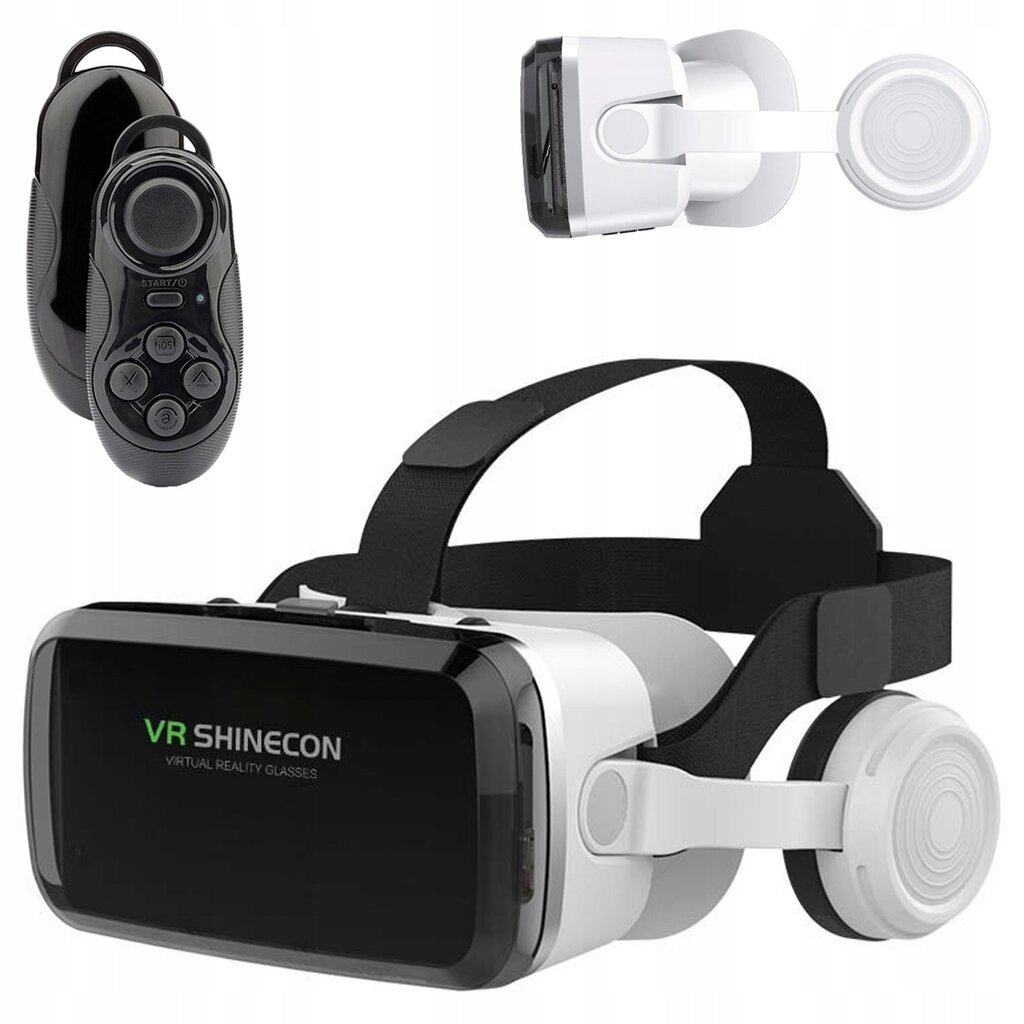 Virtualios realybės akiniai Shinecon 3D VR + BT nuotolinio valdymo pultas  kaina | pigu.lt
