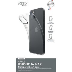MyWay Apple iPhone 14 Plus, Transparent kaina ir informacija | Telefono dėklai | pigu.lt