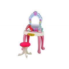 Vaikiškas kosmetinis staliukas su priedais Lean Toys kaina ir informacija | Žaislai mergaitėms | pigu.lt