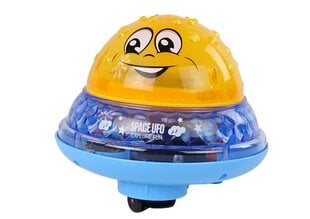 Maudynių žaislas Lean Toys Water Ball UFO, geltonas цена и информация | Игрушки для малышей | pigu.lt