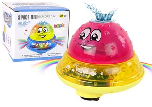 Maudynių žaislas Lean Toys Water Ball UFO, rožinis цена и информация | Игрушки для малышей | pigu.lt