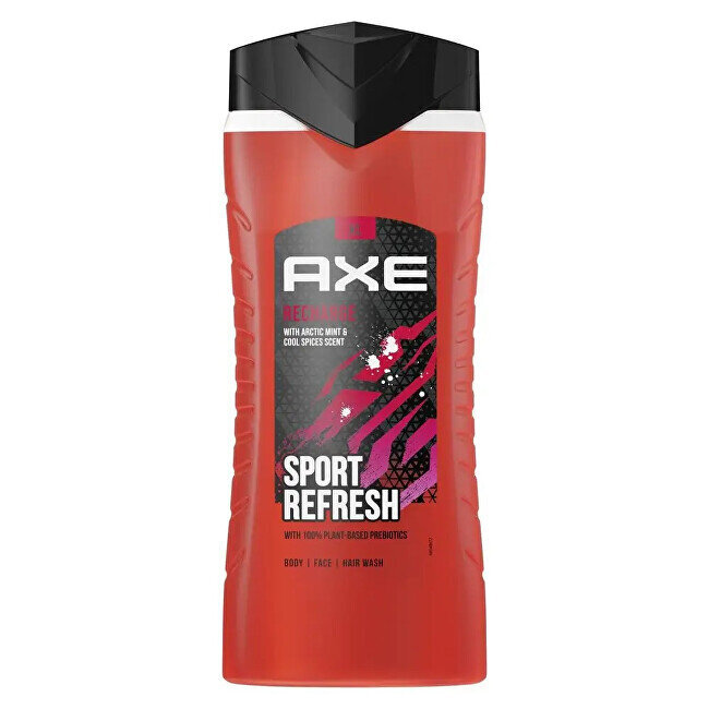 Dušo žėlė Axe Recharge 3in1 Sport Refresh vyrams, 250 ml kaina ir informacija | Dušo želė, aliejai | pigu.lt