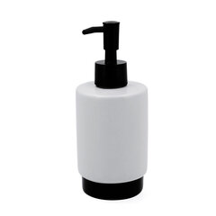 Дозатор мыла Quid Cabinet Белый/Черный цена и информация | Набор акскссуаров для ванной | pigu.lt