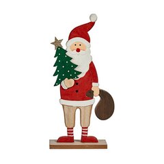 Декоративная фигура Дед Мороз Деревянный (5 x 30 x 15 cm) цена и информация | Рождественское украшение CA1031, 10 см | pigu.lt