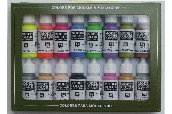 Akrilinių dažų rinkinys Vallejo Wargames Special Colors 16 spalvų kaina ir informacija | Piešimo, tapybos, lipdymo reikmenys | pigu.lt