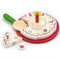 Žaislinis medinis pjaustomas gimtadienio tortas Viga kaina ir informacija | Žaislai mergaitėms | pigu.lt