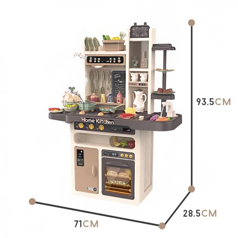 Interaktyvi virtuvėlė su priedais Woopie, 65 vnt. цена и информация | Žaislai mergaitėms | pigu.lt