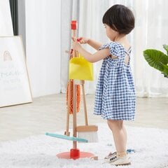 Деревянный набор для уборки "Вига" цена и информация | Развивающие игрушки | pigu.lt