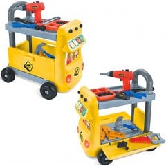 WOOPIE Мастерская тележка на колесах и набор инструментов для детей цена и информация | Игрушки для мальчиков | pigu.lt