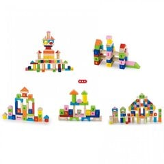 Деревянные блоки Viga, буквы и цифры, 100 шт. цена и информация | Игрушки для малышей | pigu.lt