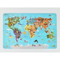 Dėlionė Pasaulio žemėlapis, Classic World kaina ir informacija | Žaislai kūdikiams | pigu.lt