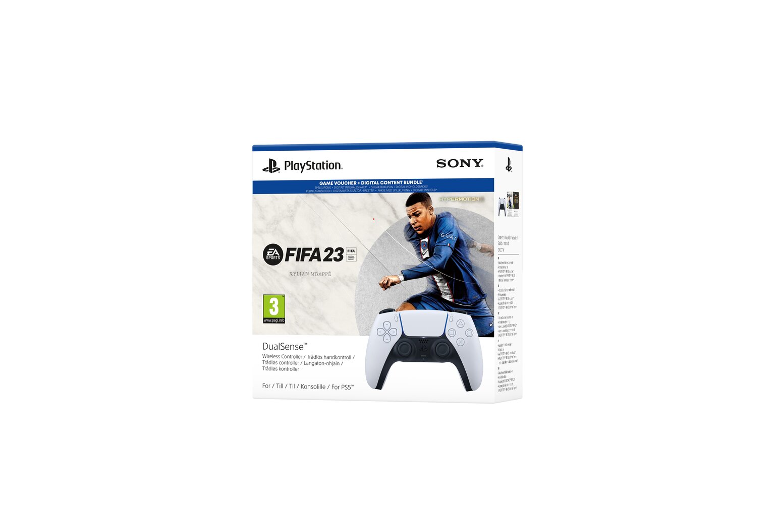 Sony PlayStation DualSense FIFA 23 bundle belaidis valdiklis (PS5) kaina ir informacija | Žaidimų pultai  | pigu.lt