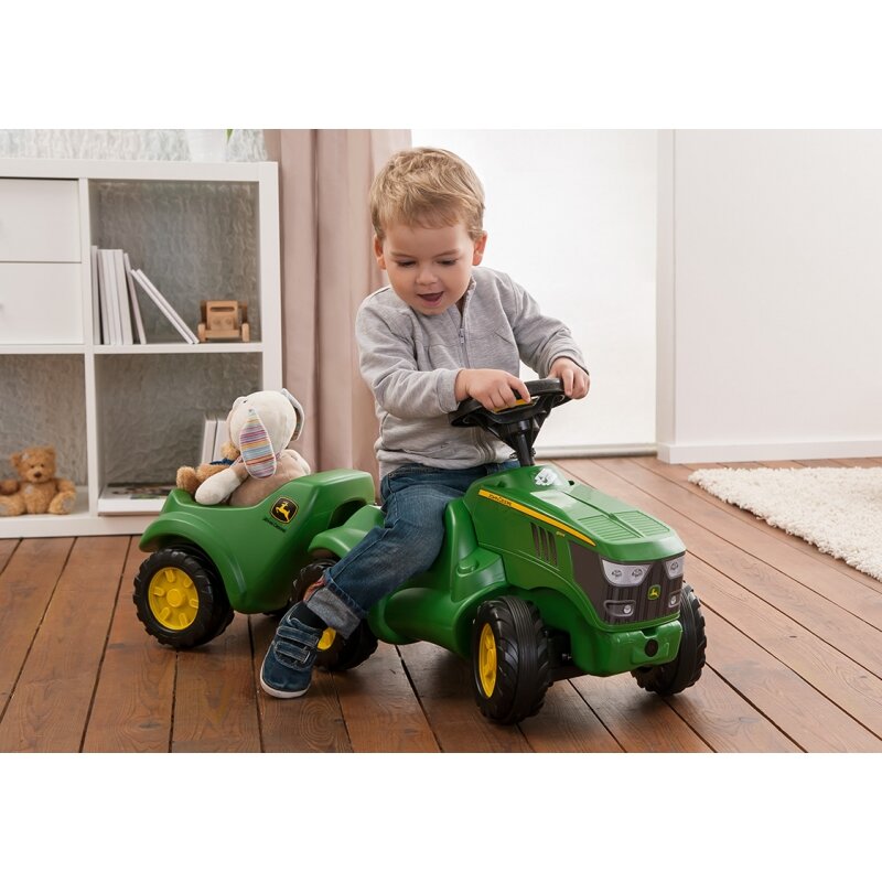 Paspiriamas traktorius John Deere Rolly Toys kaina ir informacija | Žaislai kūdikiams | pigu.lt