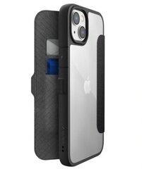 Raptic X-Doria Urban Folio iPhone 14 Plus flip Black kaina ir informacija | Telefono dėklai | pigu.lt